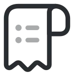 Receipt Item SVG Icon